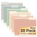 Minimalist SUNEE File Folders, 30 Pack Manilla Folders 8.5 x for Daily Use