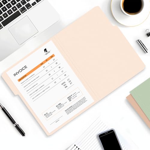 Minimalist SUNEE File Folders, 30 Pack Manilla Folders 8.5 x for Daily Use