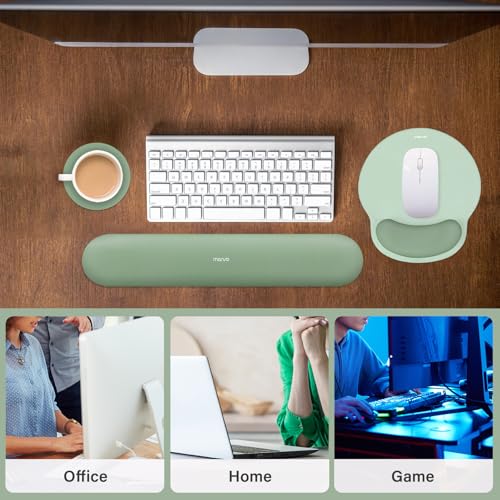 Minimalist MOSISO Wrist Rest Support for Mouse Pad&Keyboard Set, Circle Set