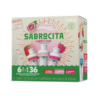 Vitamin-Infused Sabrocita 6-Pack Variety Pack E8JI - Electrolyte Hydration Enhanced Taste Cartridges - Default Title