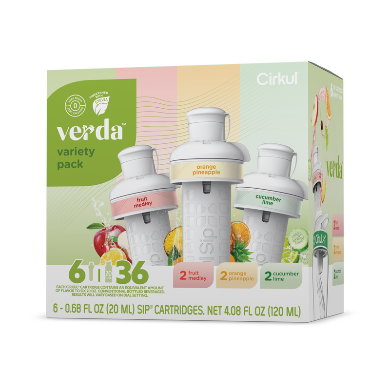 Refreshing Electrolyte Verda 6-Pack Variety Pack CT2I - Vitamin-Infused Natural Refreshing Flavor Core - Default Title