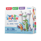 Sugar-Free Wild Splash 6-Pack Variety Pack 2TB7 - Zero-Calorie Multi-Flavor Sip Pods for Water Bottle - Default Title