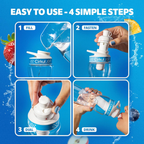 Sugar-Free GoSip 6-Pack Variety Pack CB6Q - Vitamin-Infused Natural Refreshing Flavor Core Detail