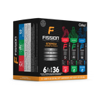 Vitamin-Infused Fission 6-Pack Variety Pack 97EI - Sugar-Free Fruit Flavor Cartridge Refill Detail
