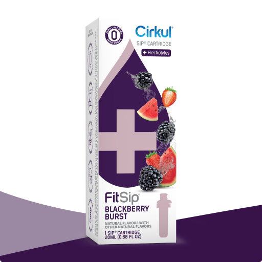 Refreshing Electrolyte FitSip Blackberry Burst Z16Q - Vitamin-Infused Natural Refreshing Flavor Core - Default Title
