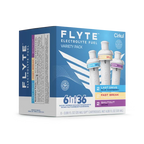 Natural Fruit Flavored Flyte 6-Pack Variety Pack MMZB - Vitamin-Infused Natural Refreshing Flavor Core Detail