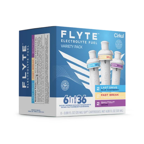 Natural Fruit Flavored Flyte 6-Pack Variety Pack MMZB - Vitamin-Infused Natural Refreshing Flavor Core Detail