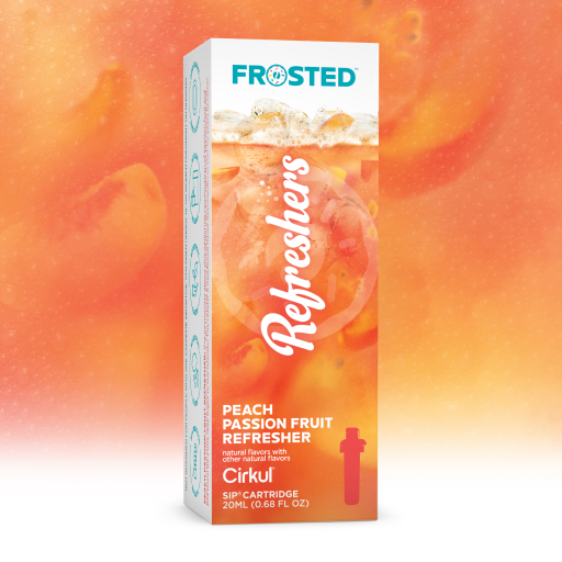 Sugar-Free Frosted Peach Passion Fruit Refresher D3BS - Sugar-Free Fruit Flavor Cartridge Refill - Default Title