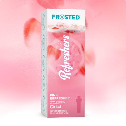Natural Fruit Flavored Frosted Pink Refresher XVWE - Zero-Calorie Multi-Flavor Sip Pods for Water Bottle - Default Title