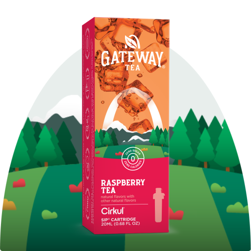 Vitamin-Infused Gateway Raspberry Tea TVCT - Vitamin-Infused Natural Refreshing Flavor Core - Default Title