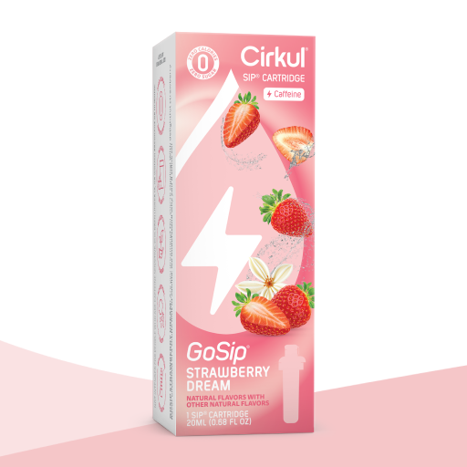 Vitamin-Infused GoSip Strawberry Dream OAF9 - Zero-Calorie Multi-Flavor Sip Pods for Water Bottle - Default Title