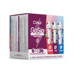 Sugar-Free GoSip 6-Pack Variety Pack CB6Q - Vitamin-Infused Natural Refreshing Flavor Core Detail