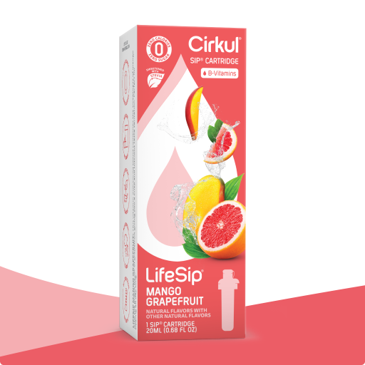 Natural Fruit Flavored LifeSip Mango Grapefruit (Stevia) HUV3 - Electrolyte Hydration Enhanced Taste Cartridges - Default Title