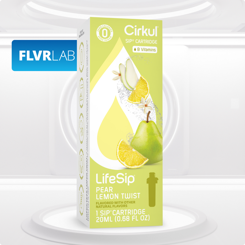 Natural Fruit Flavored LifeSip Pear Lemon Twist L82Z - Sugar-Free Fruit Flavor Cartridge Refill - Default Title
