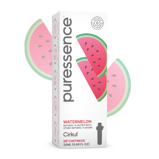 Sugar-Free Puressence Watermelon (Unsweetened) P6E5 - Sugar-Free Fruit Flavor Cartridge Refill - Default Title