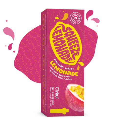 Vitamin-Infused Squeeze Passion Fruit Lemonade 2Z80 - Zero-Calorie Multi-Flavor Sip Pods for Water Bottle - Default Title