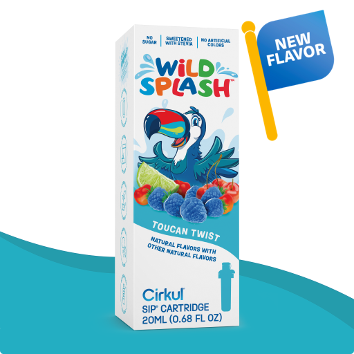 Natural Fruit Flavored Wild Splash Toucan Twist PF3X - Sugar-Free Fruit Flavor Cartridge Refill - Default Title