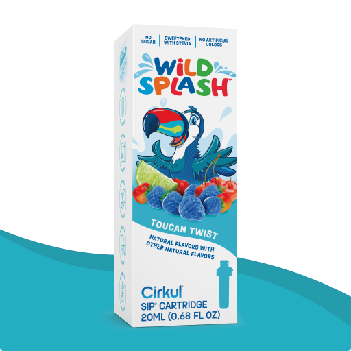 Natural Fruit Flavored Wild Splash Toucan Twist PF3X - Sugar-Free Fruit Flavor Cartridge Refill Detail